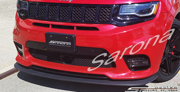 Custom Jeep Grand Cherokee  SUV/SAV/Crossover Front Lip/Splitter (2017 - 2021) - $490.00 (Part #JP-031-FA)